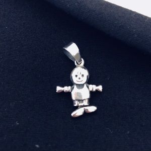 Silver 959 necklace charm